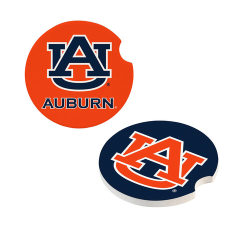 Auburn Tigers Car Coaster Set 2 Pack