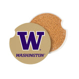 Washington Huskies Car Coaster Set 2 Pack