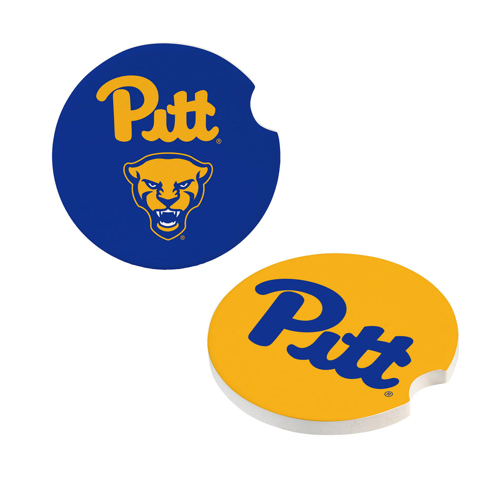 Pittsburgh Panthers Car Coaster Set 2 Pack