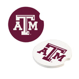 Texas A&M Aggies Car Coaster Set 2 Pack