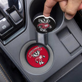 Wisconsin Badgers Car Coaster Set 2 Pack