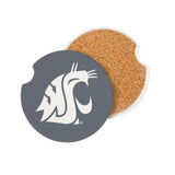 Washington State Cougars Car Coaster Set 2 Pack
