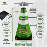 Arizona Cardinals Zone Cones 4 Pack