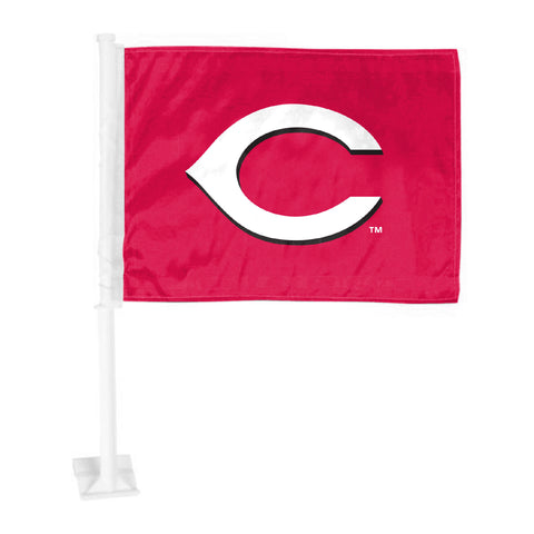 Cincinnati Reds Flag Car Primary Logo