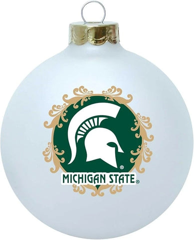 Michigan State Spartans Ornament Large Glass Ball Special Order