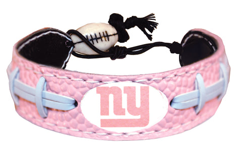 New York Giants Bracelet Pink Football CO