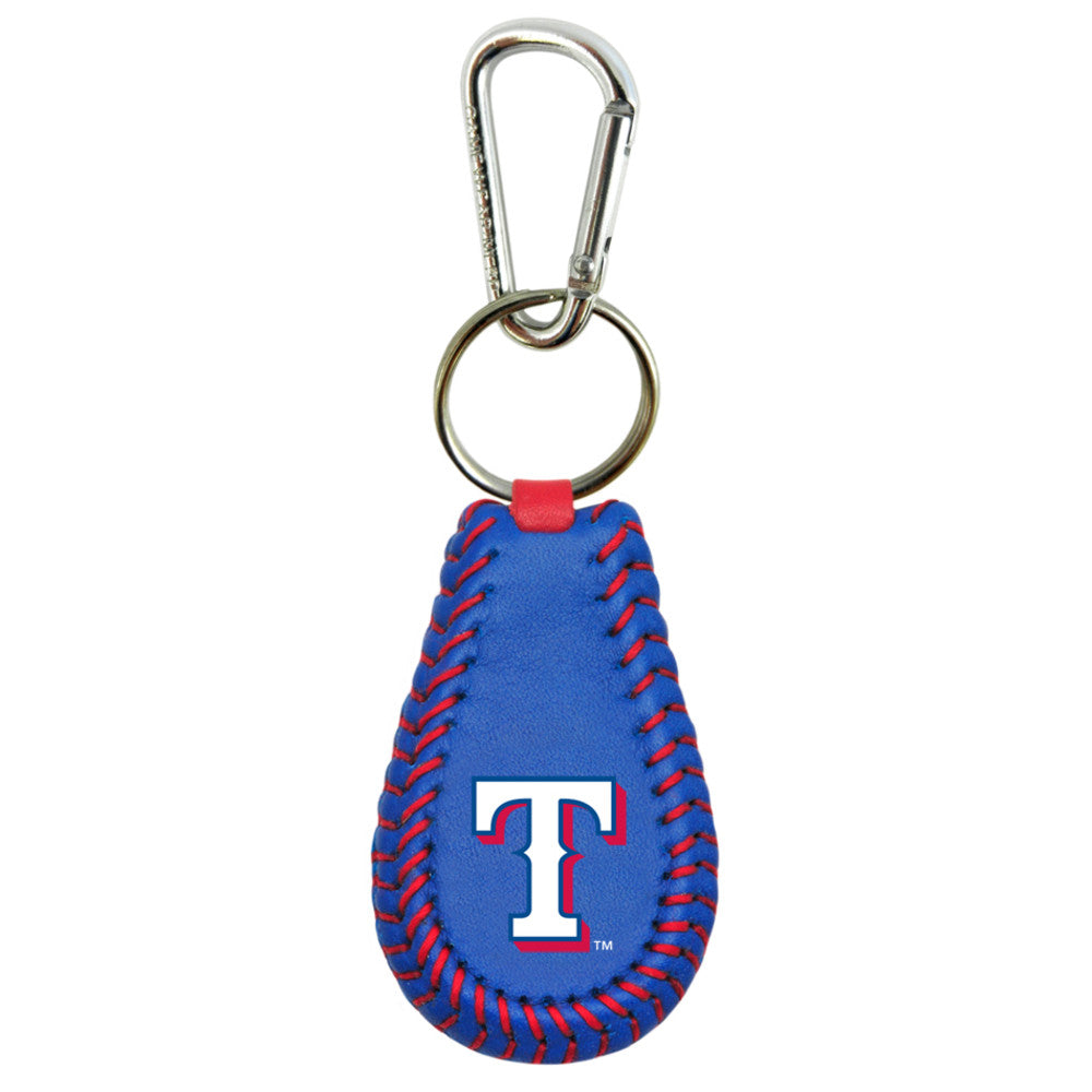 Texas Rangers Keychain Team Color Baseball CO