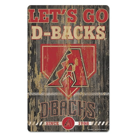 Arizona Diamondbacks Sign 11x17 Wood Slogan Design
