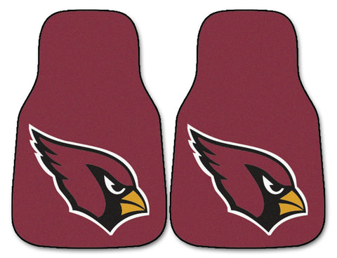 Arizona Cardinals Car Mats Printed Carpet 2 Piece Set