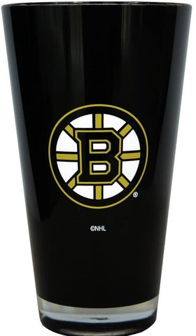 Boston Bruins Glass 20oz Pint Plastic Insulated