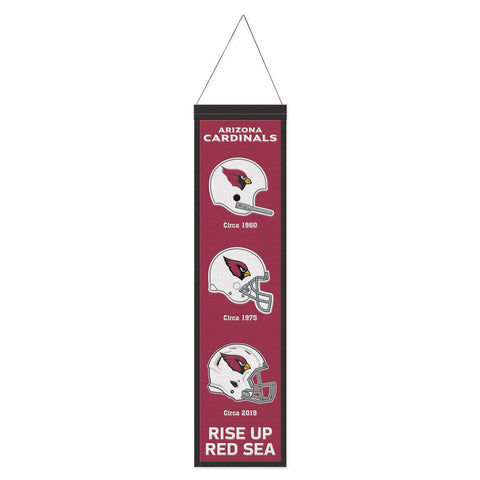 Arizona Cardinals Banner Wool 8x32 Heritage Evolution Design - Special Order