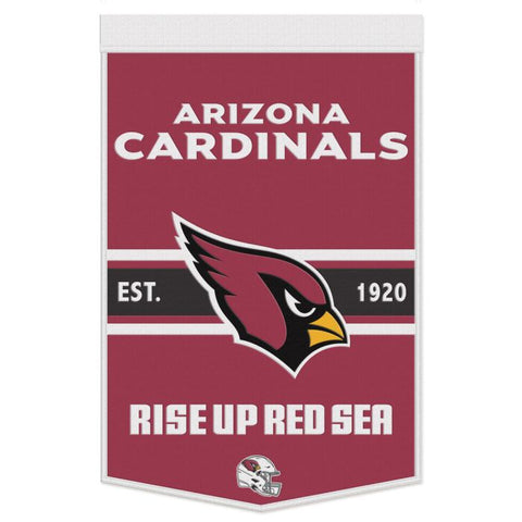 Arizona Cardinals Banner Wool 24x38 Dynasty Champ Design