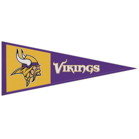 Minnesota Vikings Pennant Wool 13x32