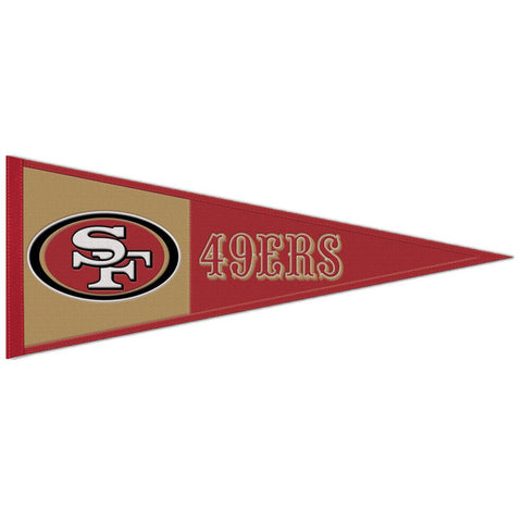 San Francisco 49ers Pennant Wool 13x32