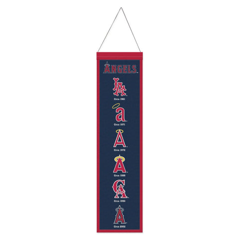 Los Angeles Angels Banner Wool 8x32 Heritage Evolution Design - Special Order