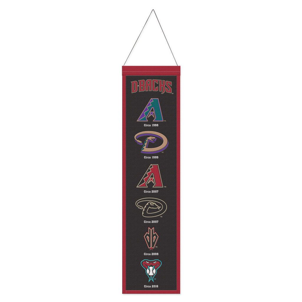 Arizona Diamondbacks Banner Wool 8x32 Heritage Evolution Design - Special Order