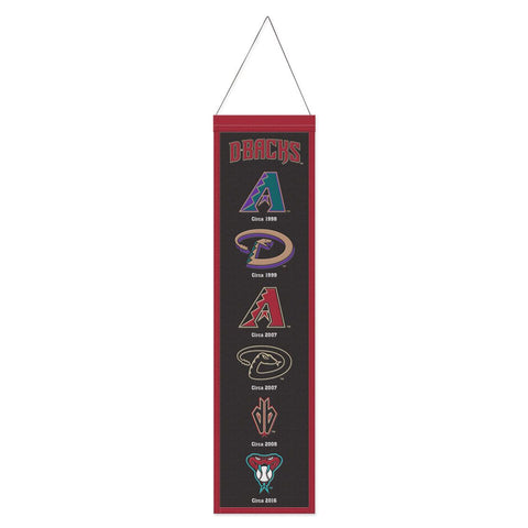 Arizona Diamondbacks Banner Wool 8x32 Heritage Evolution Design - Special Order