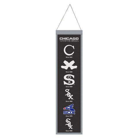 Chicago White Sox Banner Wool 8x32 Heritage Evolution Design - Special Order