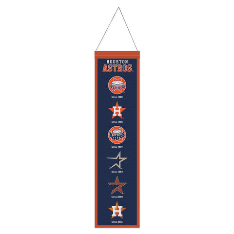Houston Astros Banner Wool 8x32 Heritage Evolution Design - Special Order