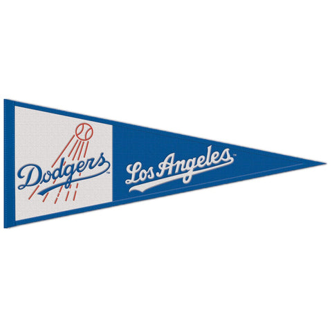Los Angeles Dodgers Pennant 13x32 Wool Cooperstown Special Order