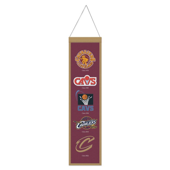 Cleveland Cavaliers Banner Wool 8x32 Heritage Evolution Design