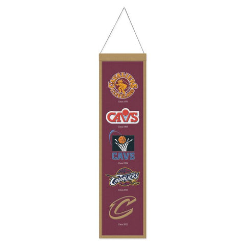 Cleveland Cavaliers Banner Wool 8x32 Heritage Evolution Design