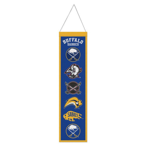 Buffalo Sabres Banner Wool 8x32 Heritage Evolution Design