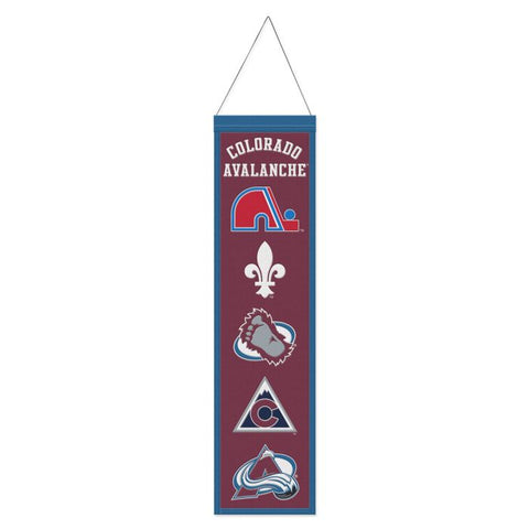 Colorado Avalanche Banner Wool 8x32 Heritage Evolution Design