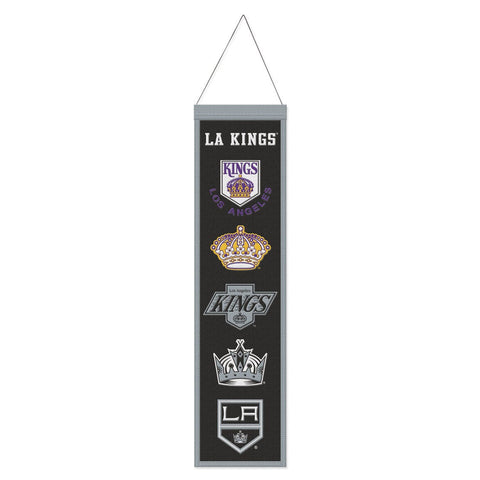 Los Angeles Kings Banner Wool 8x32 Heritage Evolution Design - Special Order