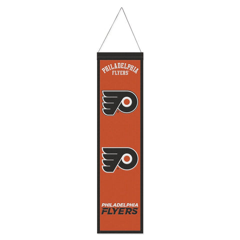 Philadelphia Flyers Banner Wool 8x32 Heritage Evolution Design - Special Order