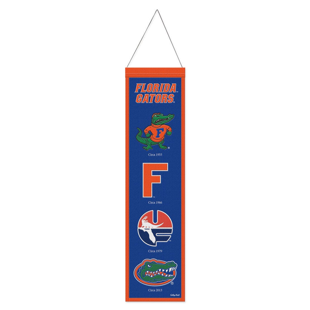 Florida Gators Banner Wool 8x32 Heritage Evolution Design - Special Order