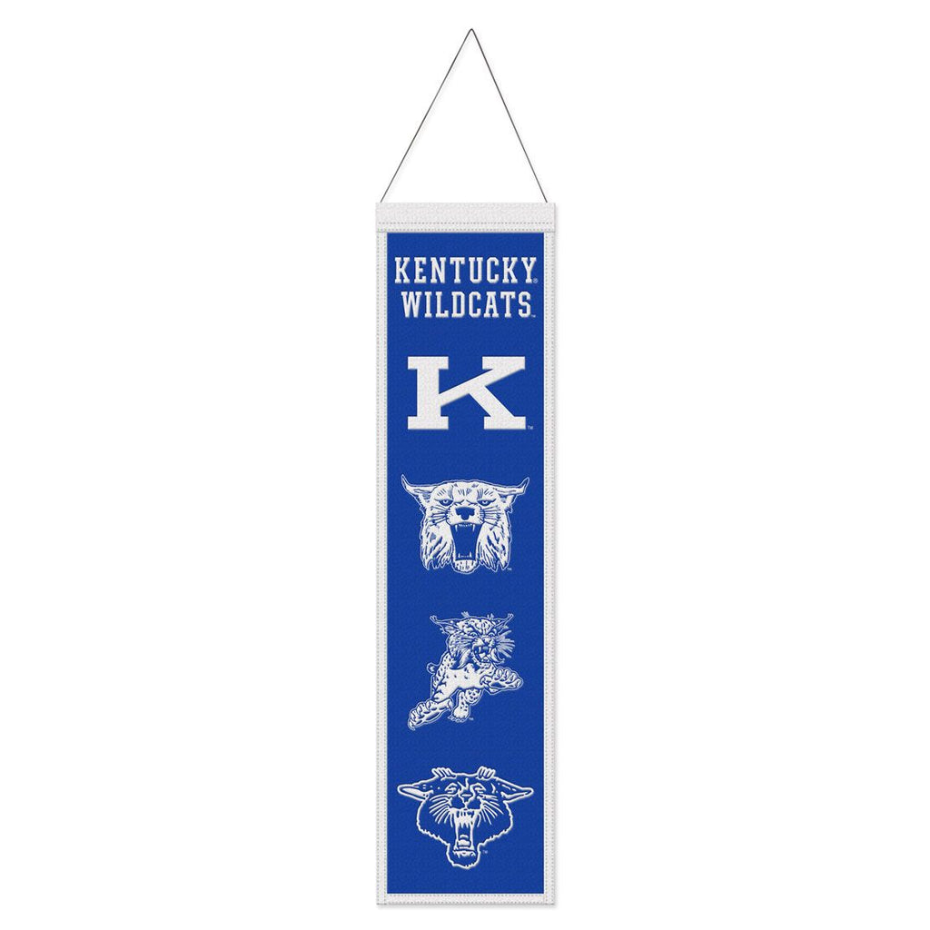 Kentucky Wildcats Banner Wool 8x32 Heritage Evolution Design - Special Order
