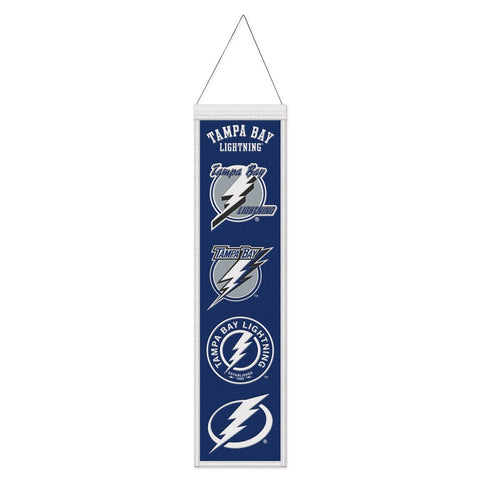 Tampa Bay Lightning Banner Wool 8x32 Heritage Evolution Design - Special Order