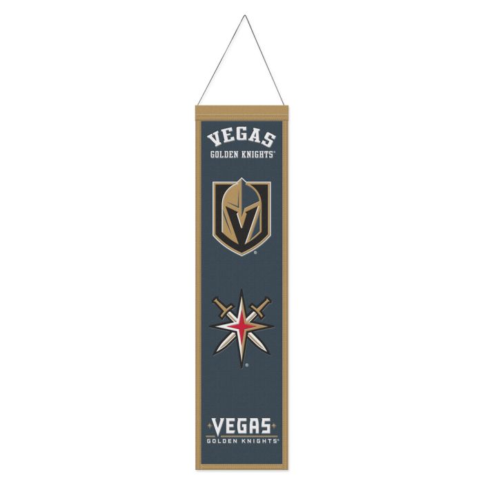 Vegas Golden Knights Banner Wool 8x32 Heritage Evolution Design
