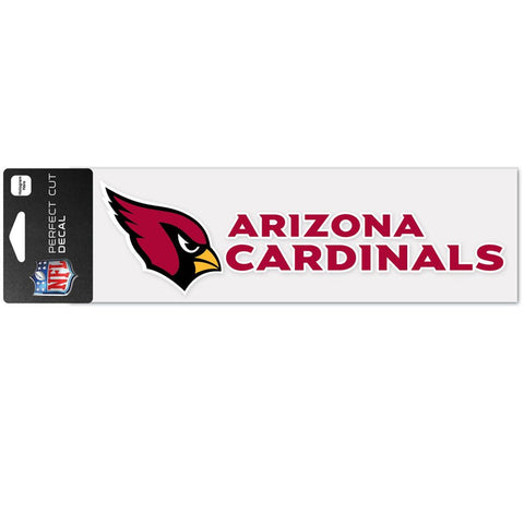 Arizona Cardinals Decal 3x10 Perfect Cut Wordmark Color