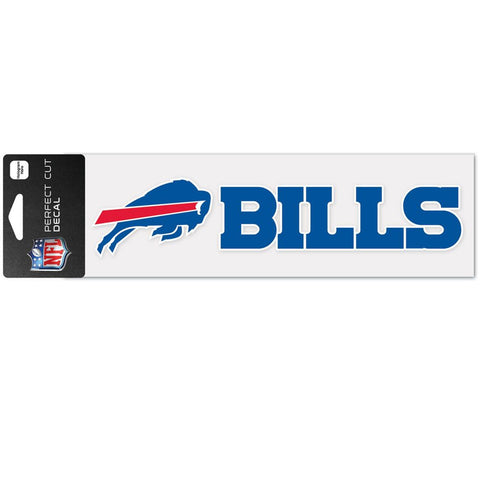 Buffalo Bills Decal 3x10 Perfect Cut Wordmark Color