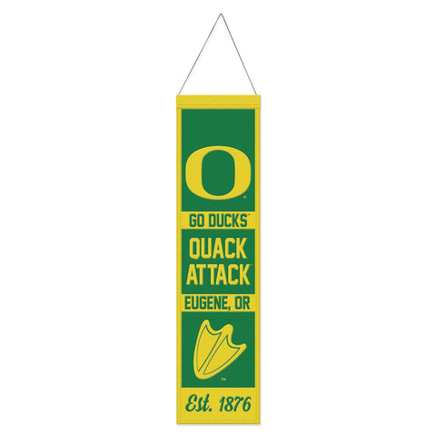 Oregon Ducks Banner Wool 8x32 Heritage Evolution Design - Special  Order