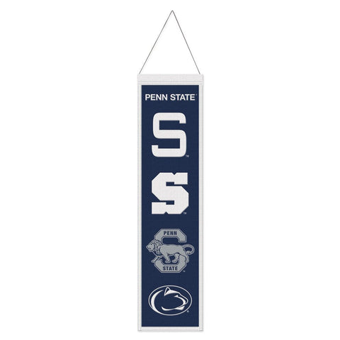 Penn State Nittany Lions Banner Wool 8x32 Heritage Evolution Design - Special Order