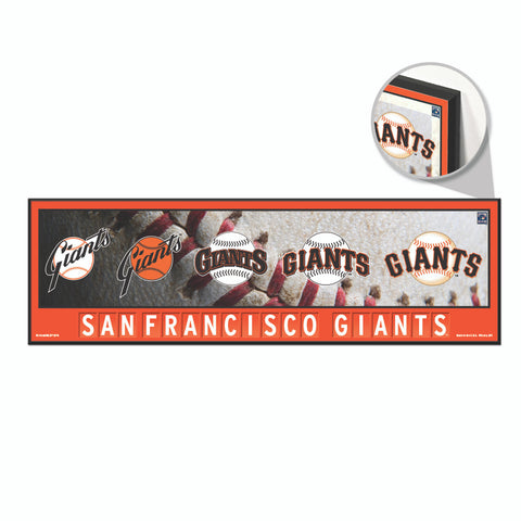 San Francisco Giants Sign 9x30 Wood Evolution