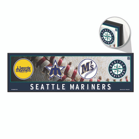 Seattle Mariners Sign 9x30 Wood Evolution