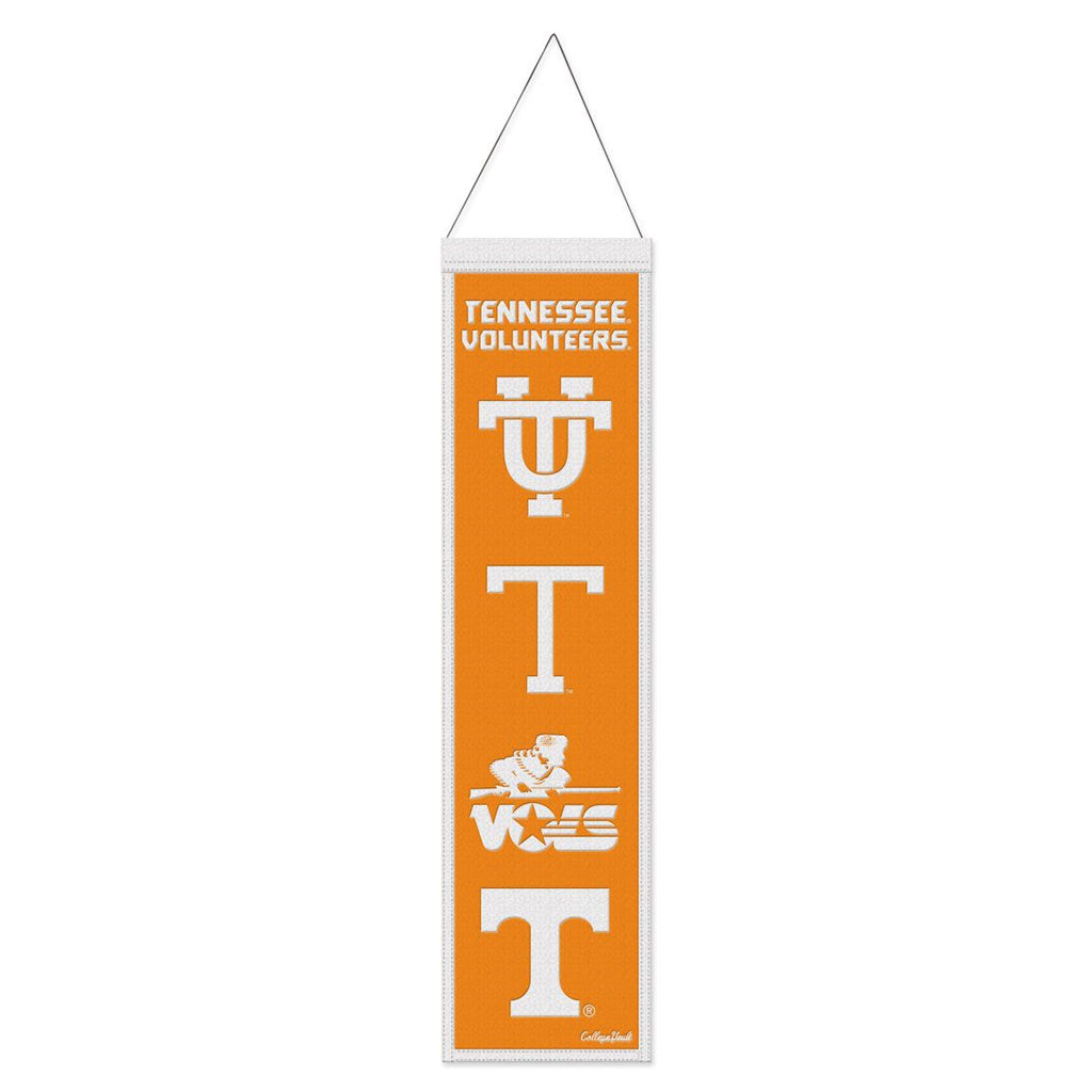 Tennessee Volunteers Banner Wool 8x32 Heritage Evolution Design - Special Order