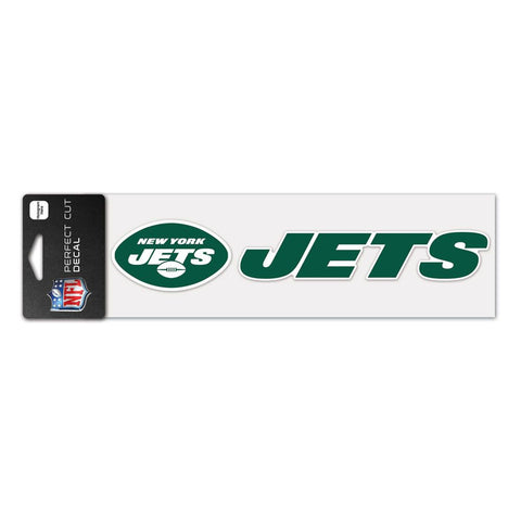 New York Jets Decal 3x10 Perfect Cut Wordmark Color