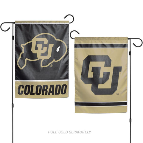 Colorado Buffaloes Flag 12x18 Garden Style 2 Sided