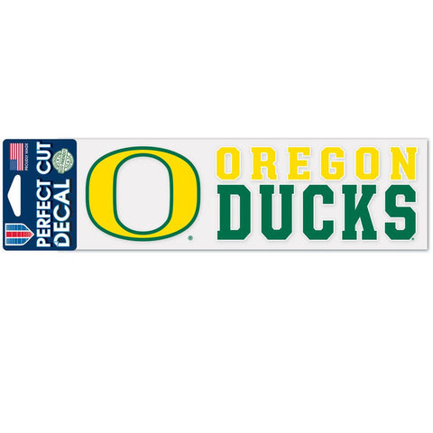 Oregon Ducks Decal 3x10 Perfect Cut Color
