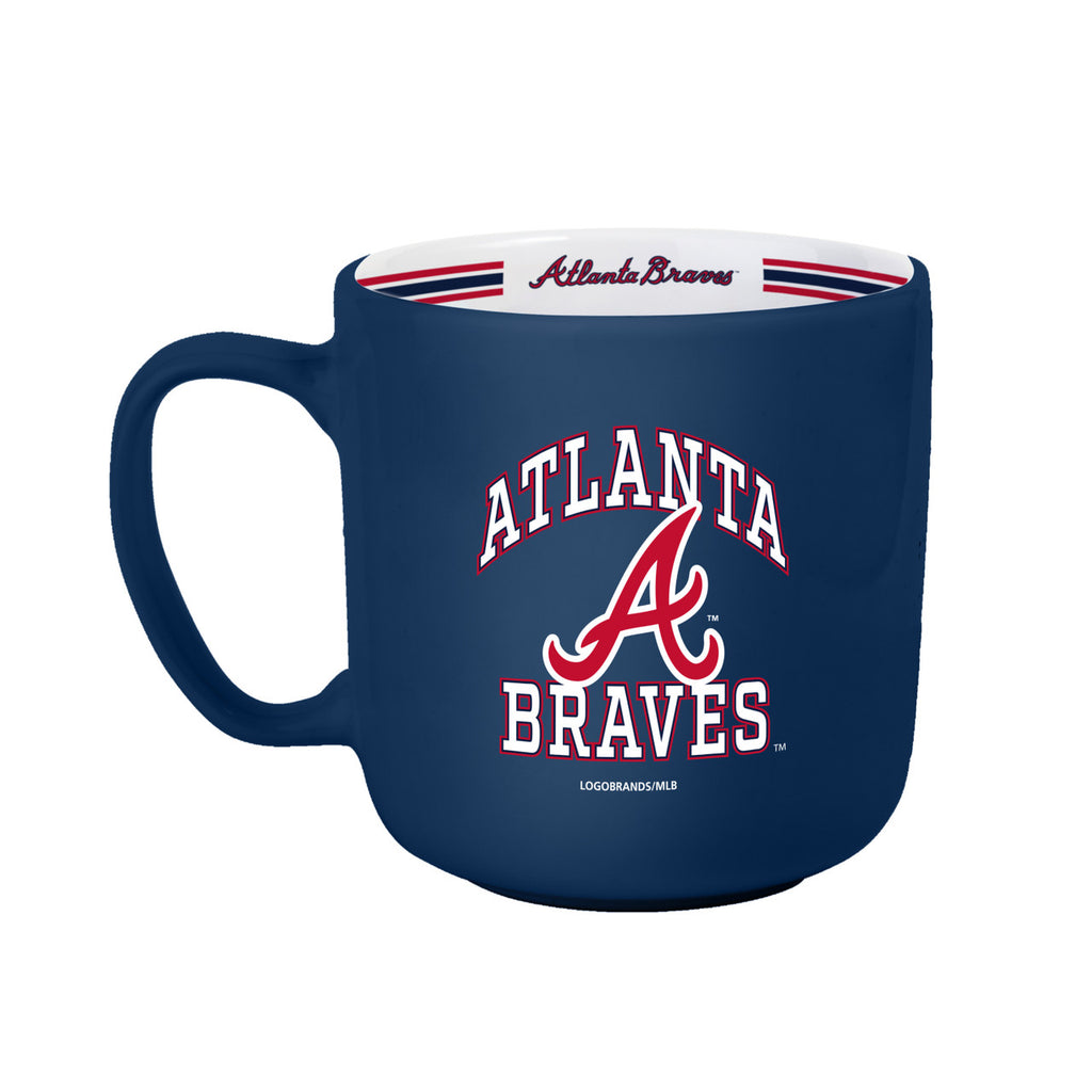 Atlanta Braves Coffee Mug 15oz Stripe Design