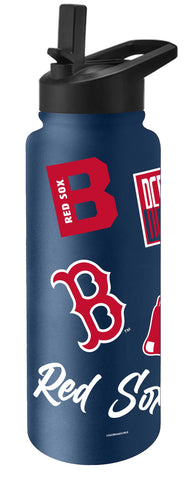 Boston Red Sox Quencher Bottle 34oz Stainless Steel Dreamweave