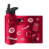 Cincinnati Reds Quencher Bottle 34oz Stainless Steel Dreamweave