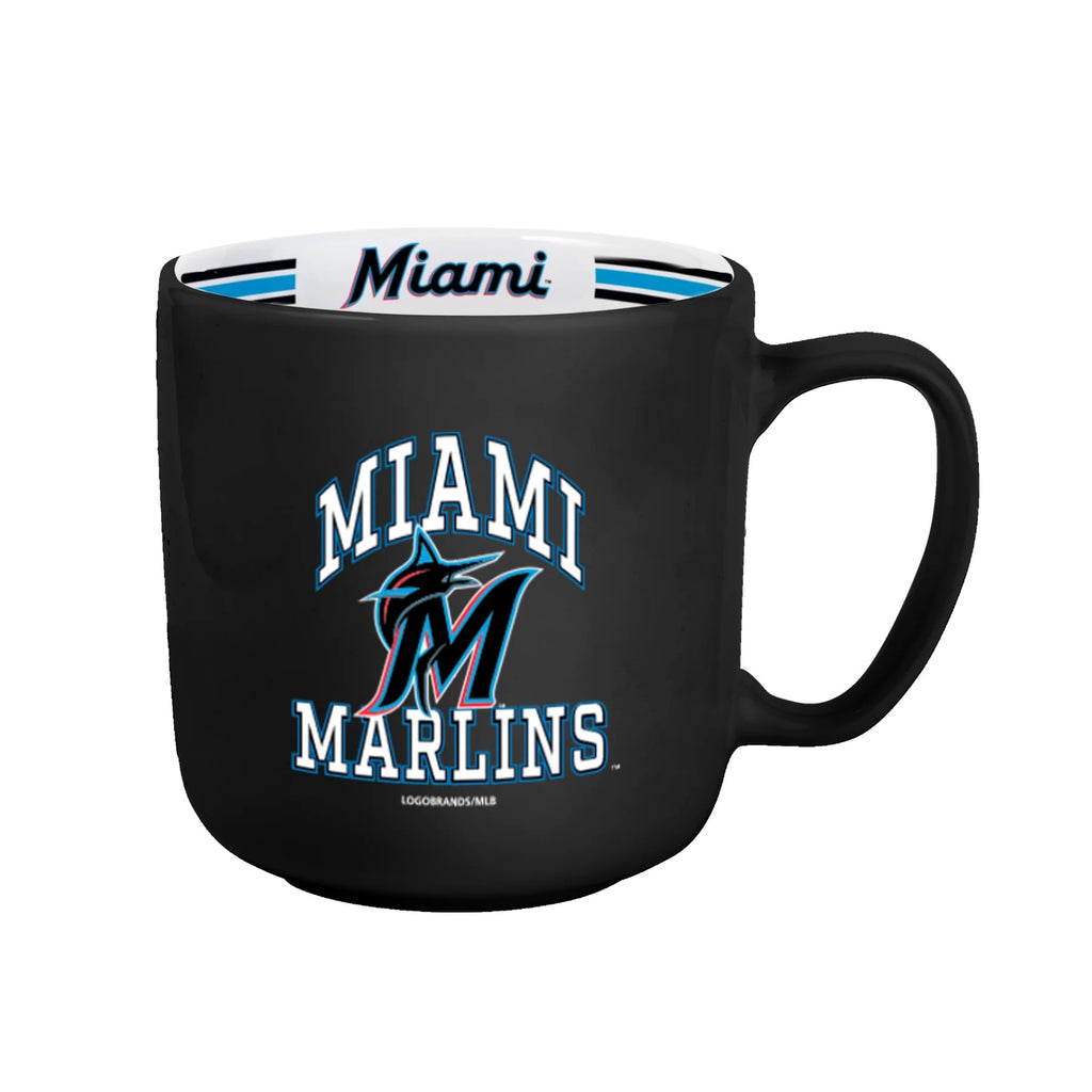 Miami Marlins Coffee Mug 15oz Stripe Design