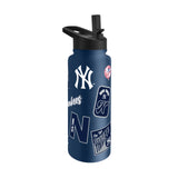 New York Yankees Quencher Bottle 34oz Stainless Steel Dreamweave