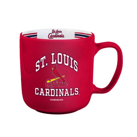 St. Louis Cardinals Coffee Mug 15oz Stripe Design